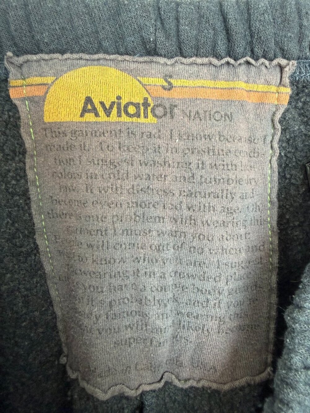 Aviator Nation Women's Bolt Sweatpant  Size S